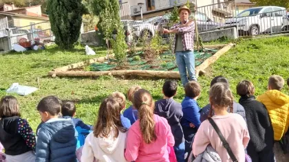 Nella scuola primaria di Dicomano nasce un nuovo bosco didattico realizzato da Unicoop Firenze