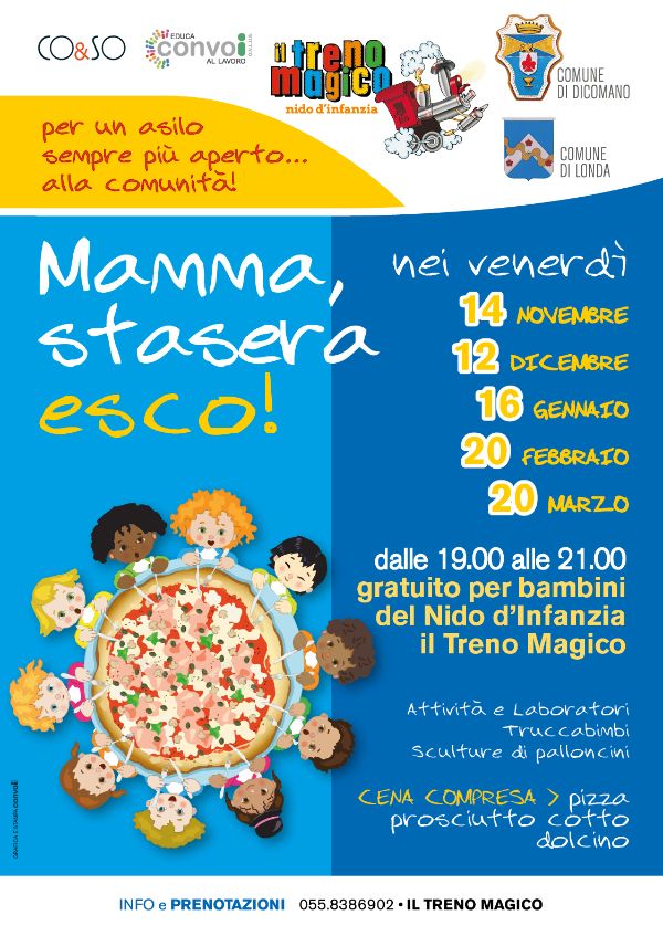 Locandina Mamma stasera esco